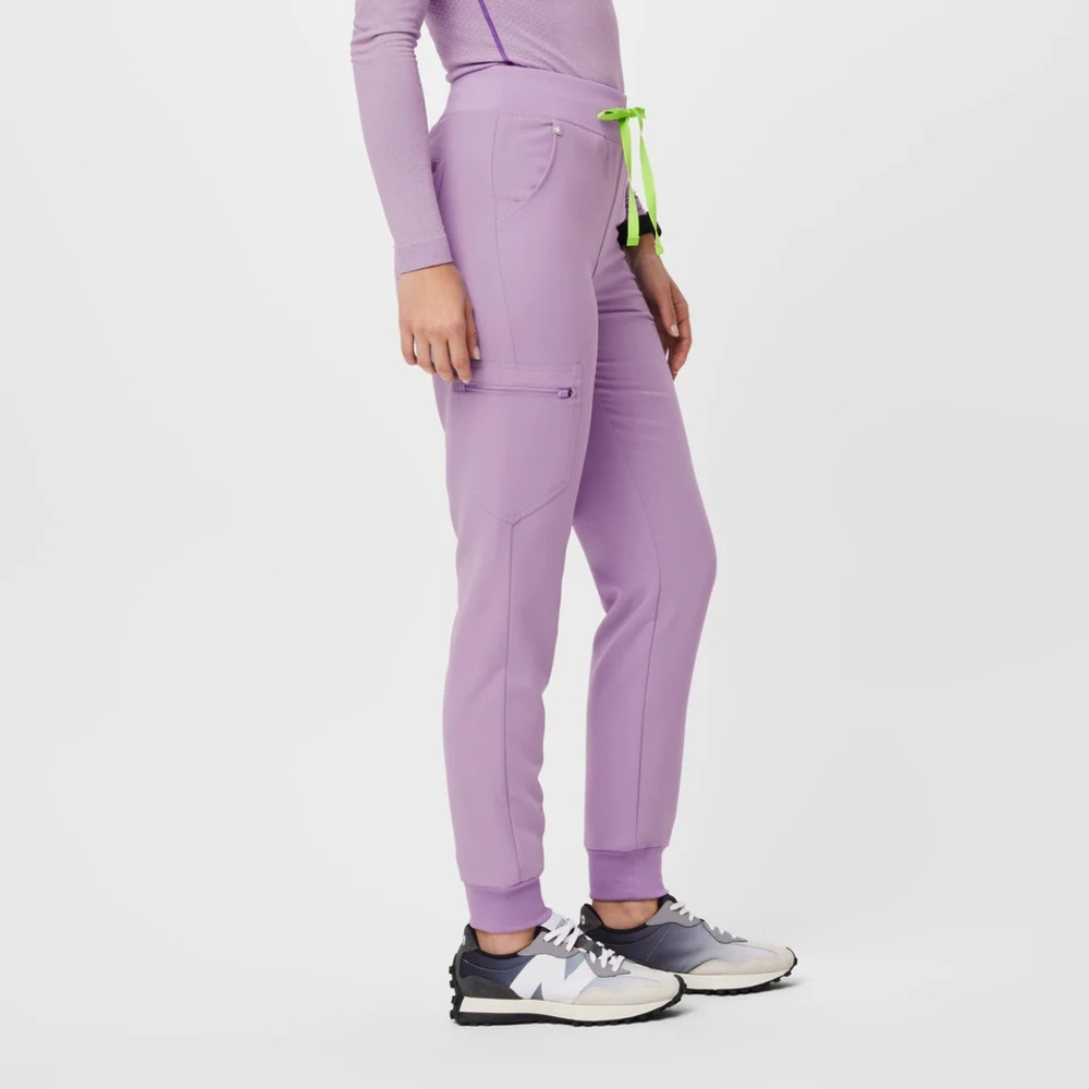 Lavender Dew Zamora™ High Waisted - Jogger Scrub Pants